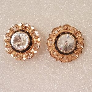 Tidings of Love Swarovski Crystal Clip Earrings